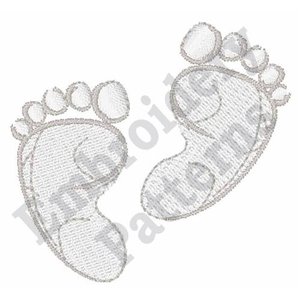 300x300 Sketch Embroidery Etsy Au - Baby Footprint Sketch