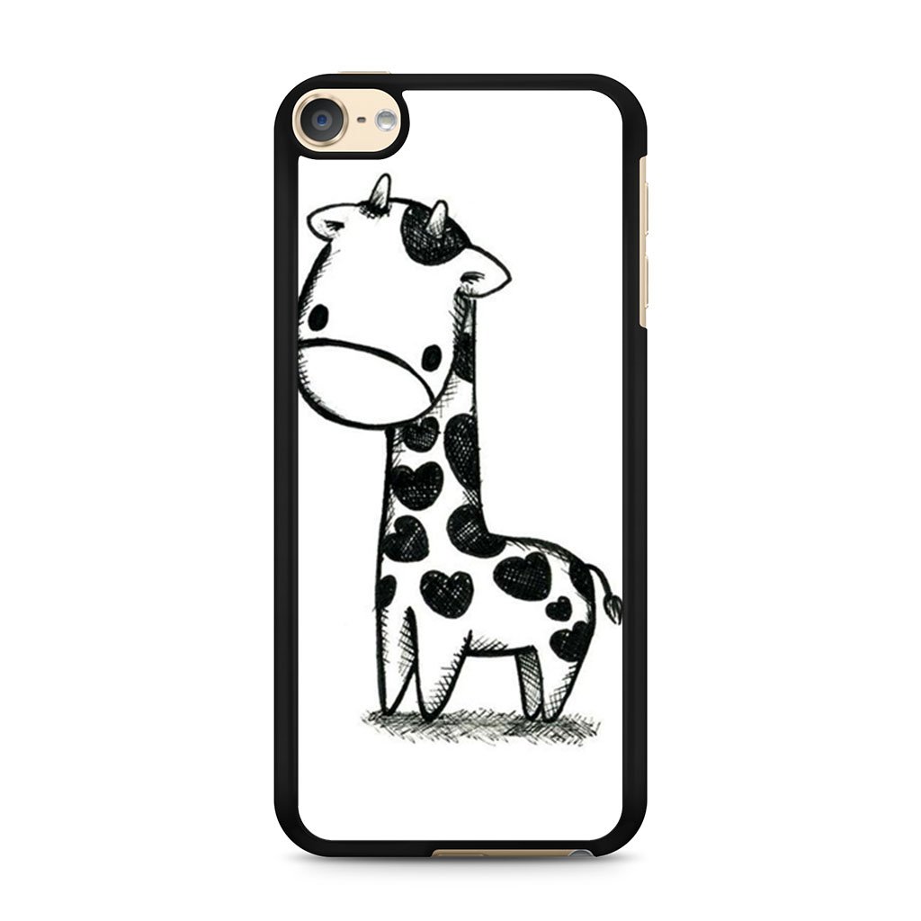 1024x1024 Baby Giraffe Sketch Ipod Touch 6 Case Case Persona - Baby Giraffe Sketch
