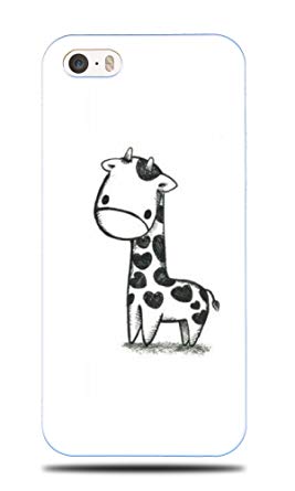 267x445 Foxercases Design Cute Baby Giraffe Sketch Hard Back - Baby Giraffe Sketch