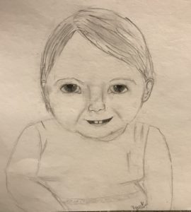 270x300 Baby Girl Sketch - Baby Girl Sketch