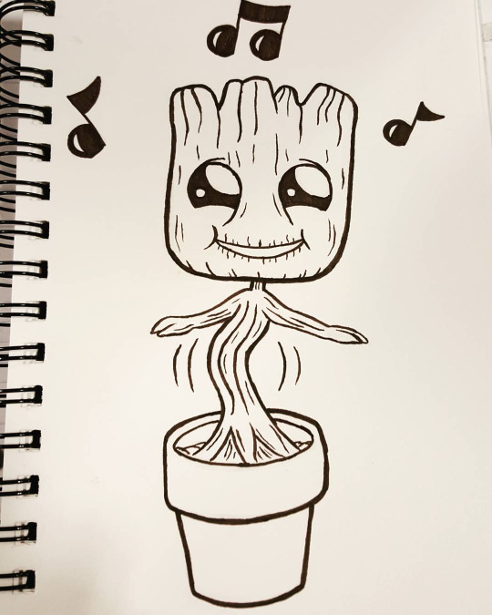 540x675 Baby Groot Sketch By Jrlunaart - Baby Groot Sketch