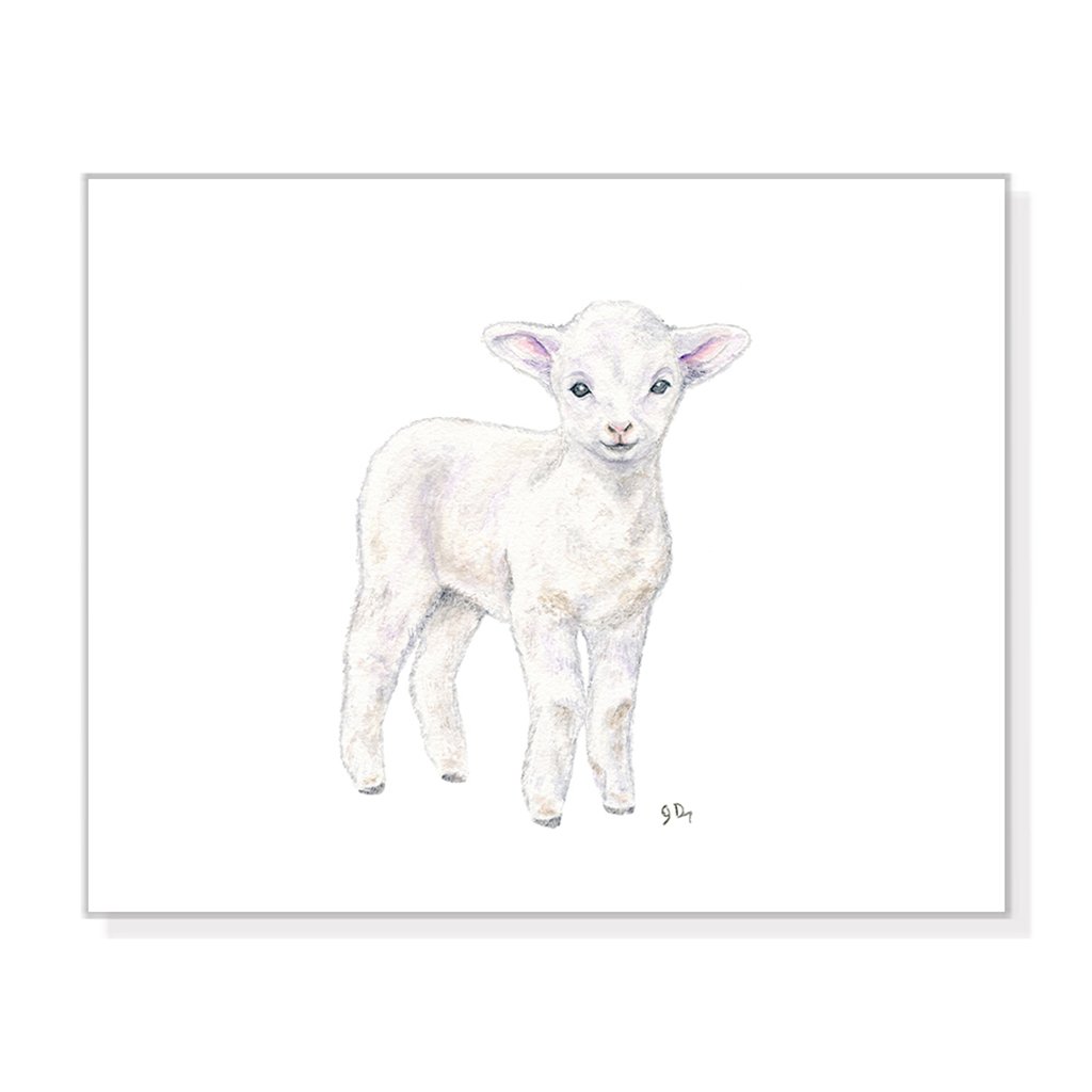 Baby Lamb Sketch at PaintingValley.com | Explore collection of Baby ...