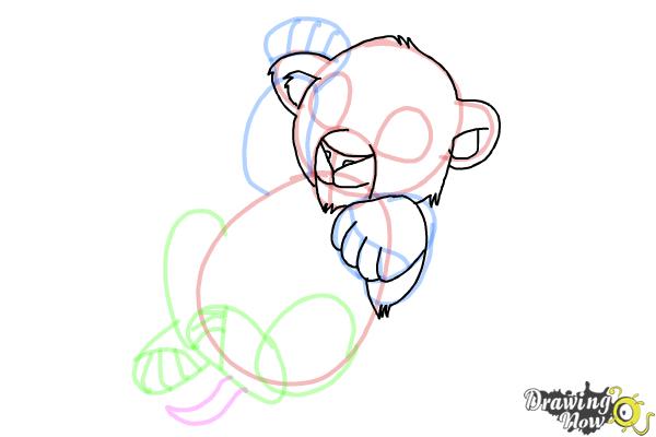 600x400 How To Draw A Baby Lion - Baby Lion Sketch