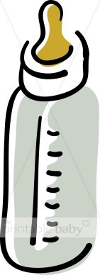 141x388 Baby Bottle Sketch Clipart Bottle Amp Pacifier Clipart - Baby Milk Bottle Sketch
