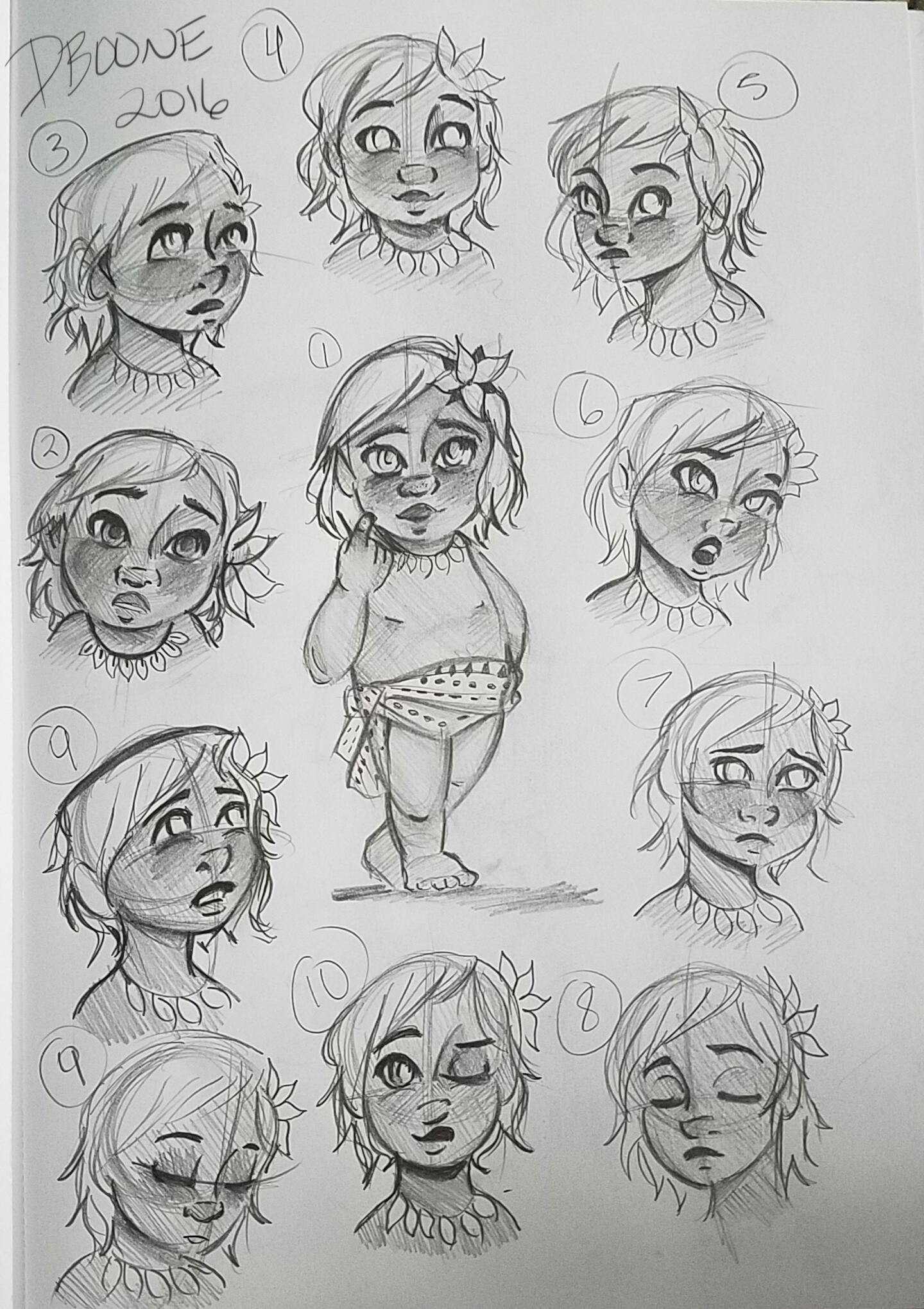 1440x2039 Baby Moana Sketches Destinys Art Gallery - Baby Moana Sketch