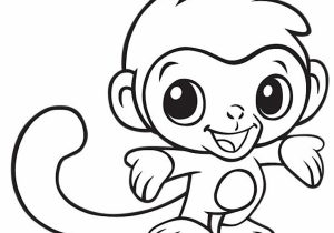 300x210 Cute Monkey Sketches Cute Monkey Sketch - Baby Monkey Sketch