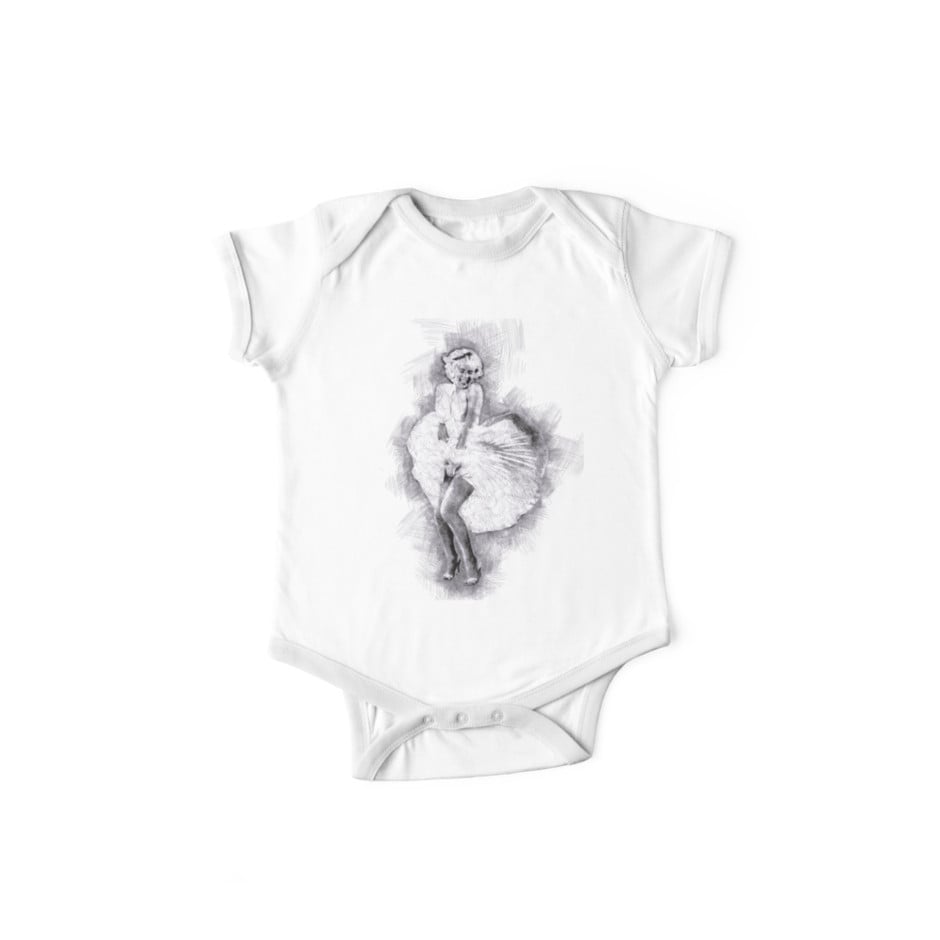 940x940 Baby Onesie Gifts For Marilyn Monroe Fans Popsugar Celebrity - Baby Onesie Sketch