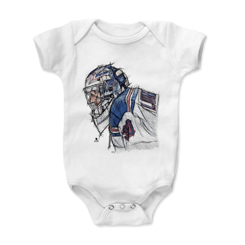 1000x1000 Henrik Lundqvist Baby Clothes New York R Hockey Kids Baby Onesie - Baby Onesie Sketch