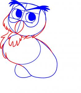 262x302 How To Draw How To Draw Baby Owl - Baby Owl Sketch