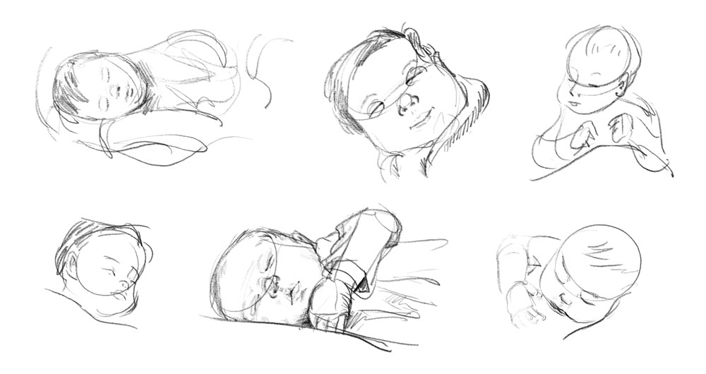 1000x530 Baby Sketches Aj Aiken - Baby Photo Sketch