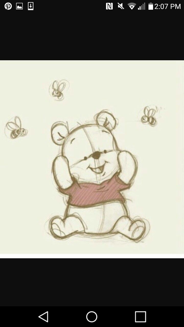 720x1280 Baby Pooh Draw Draw - Baby Pooh Sketch