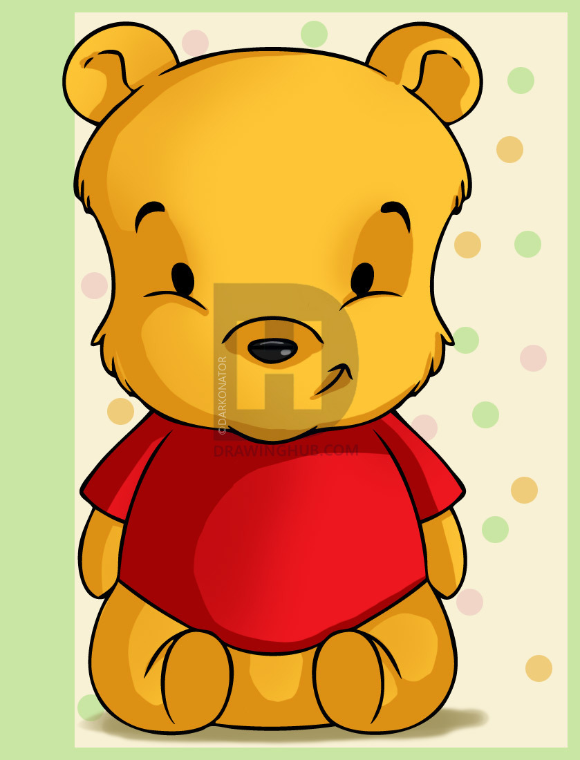 839x1100 How To Draw Baby Pooh, Step By Step, Drawing Guide, By Darkonator - Baby Pooh Sketch