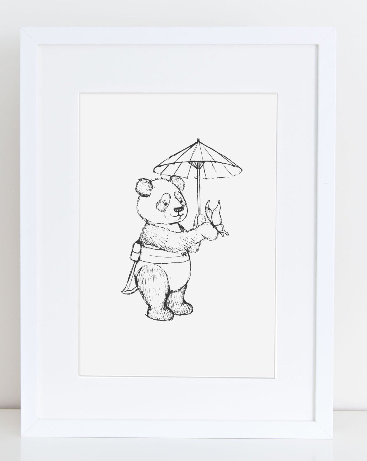 1194x1500 Nursery Art Illustration Baby Room Decor Black And White Etsy - Baby Room Sketch