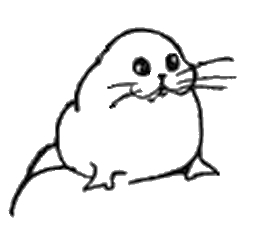273x250 Baby Seal Sketch - Baby Seal Sketch