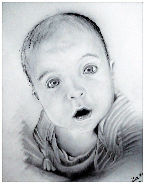 Baby Sketch Artists at PaintingValley.com | Explore collection of Baby ...