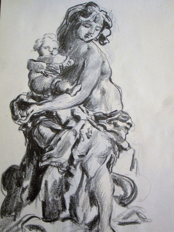 600x800 Art Blog With Sketches And Paintings And Famous Artists - Baby Sketch Artists