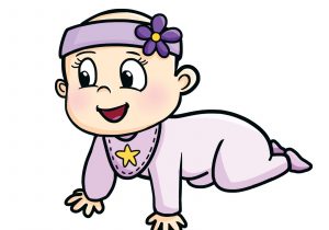 300x210 Simple Baby Sketch How To Draw A Baby Head - Baby Sketch Easy