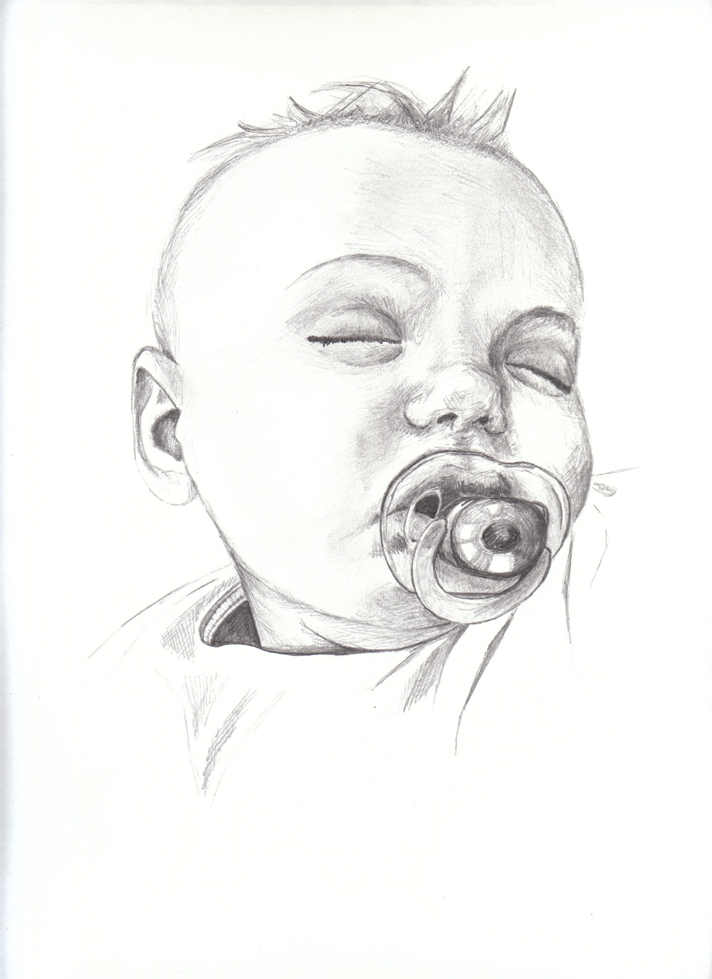 1000x1375 Baby Sketch Cat Ingall Illustration - Baby Sketch Images