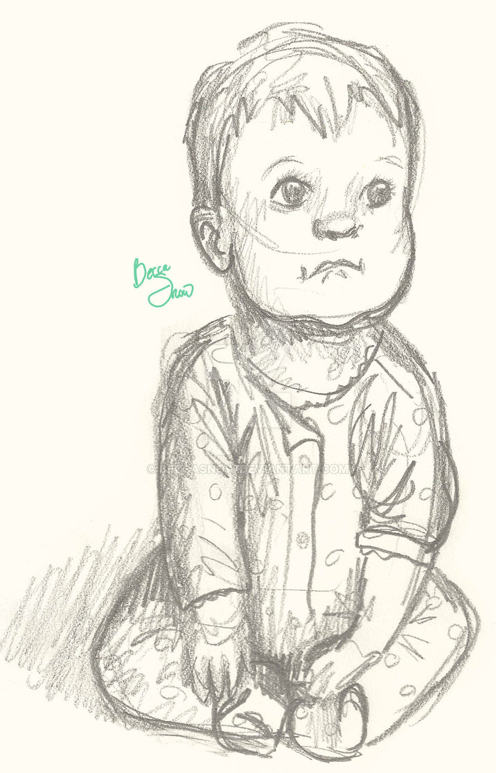 716x1115 Baby Sketch By Beccasnow - Baby Sketch Pictures