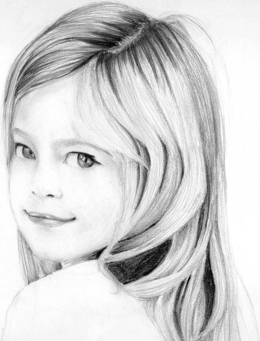 900x1178 Pencil Sketch Cute Baby Drawing Pictures - Baby Sketches In Pencil