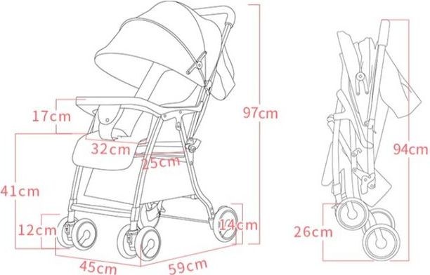 612x392 Seebaby Baby Stroller T05a, Blue Price In Egypt Compare Prices - Baby Stroller Sketch