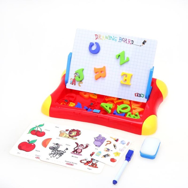 640x640 Baby Kids Drawing Toy Colorful Alphabet Magnetic Drawing Board - Baby Toys Sketch