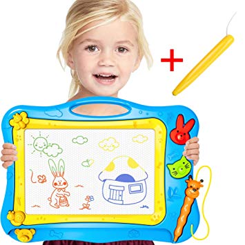 355x355 Doodle Magnetic Drawing Board + Bonus Pen For Kidschildren - Baby Toys Sketch