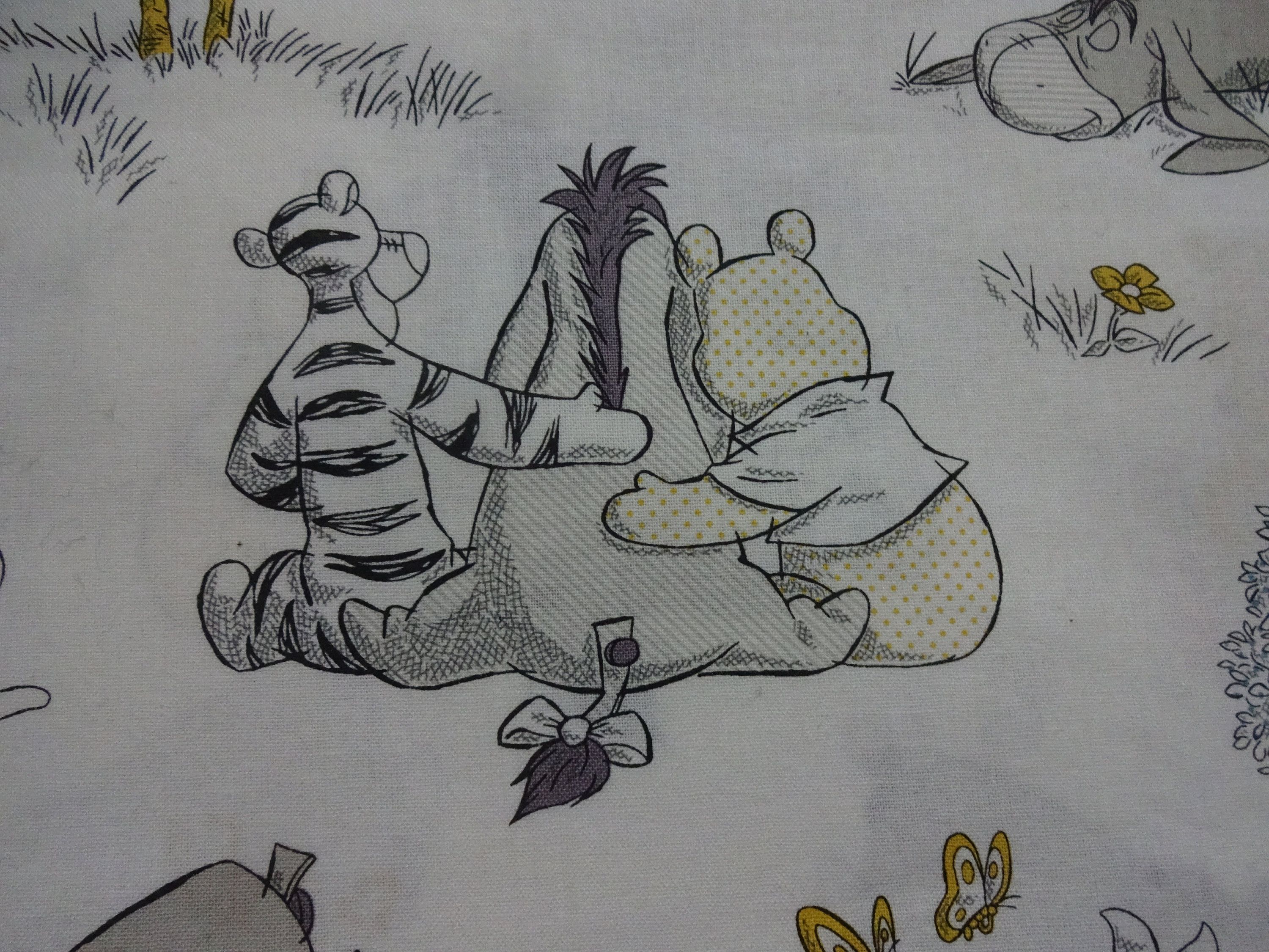 3000x2250 Handmade Pillowcase Standardqueen Winnie The Pooh Sketch Cotton - Baby Winnie The Pooh Sketch