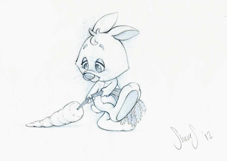 900x638 Sketch Commission - Baby Winnie The Pooh Sketch