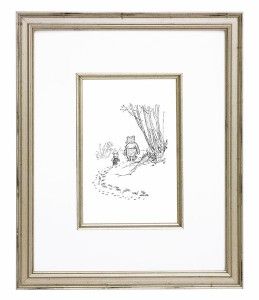 259x300 Classic Winnie The Pooh Sketch, Framed. Would Love Some Art Like - Baby Winnie The Pooh Sketch