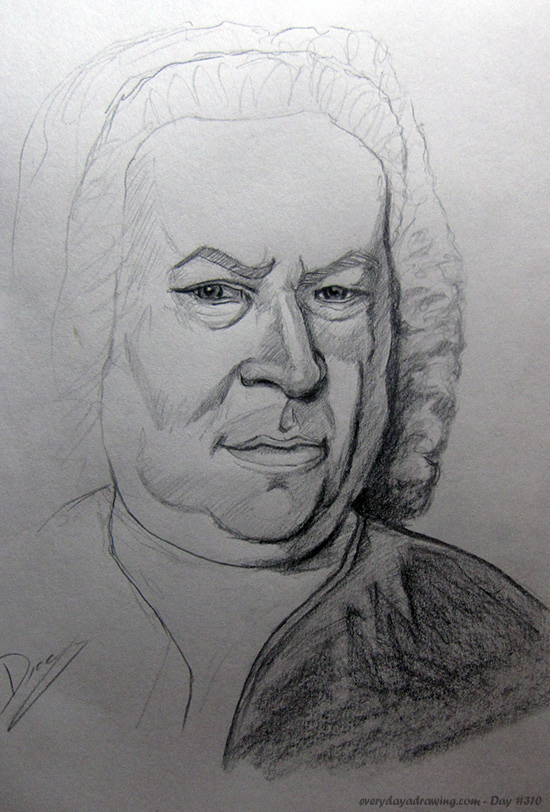 550x812 Day - Bach Sketch