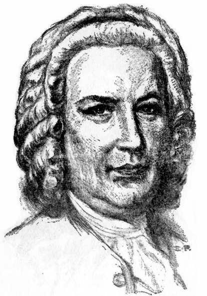 414x593 Johann Sebastian Bach - Bach Sketch