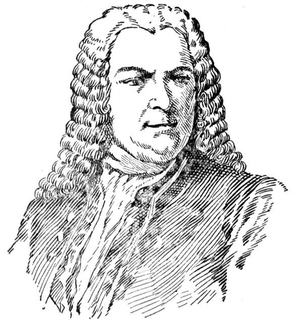583x640 Johann Sebastian Bach Clipart Etc - Bach Sketch
