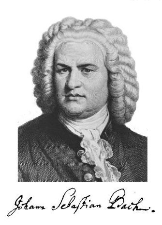 335x463 Johann Sebastian Bach Bust - Bach Sketch