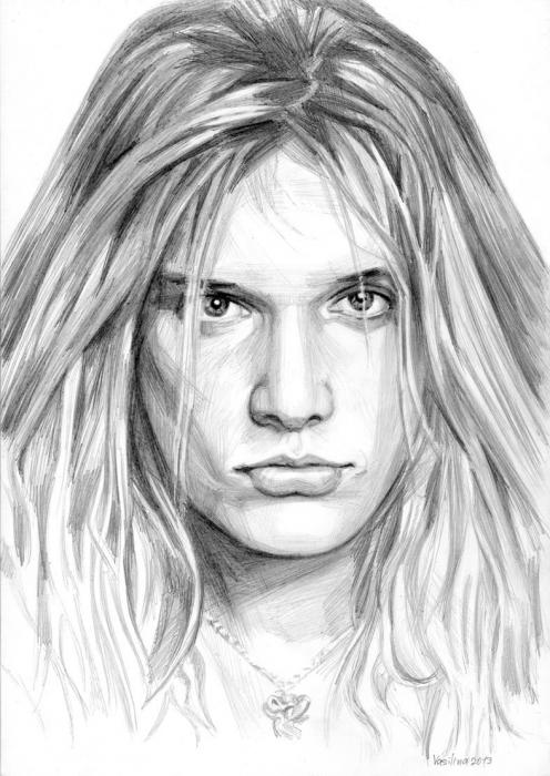 496x700 Portrait Of Sebastian Bach By Vasilina On Stars Portraits - Bach Sketch