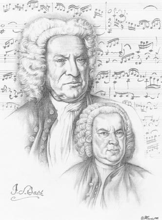 332x450 Bach Memorabilia - Bach Sketch