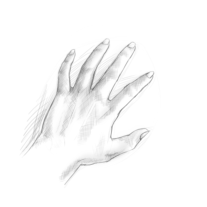 Back Of Hand Sketch at Explore collection of Back