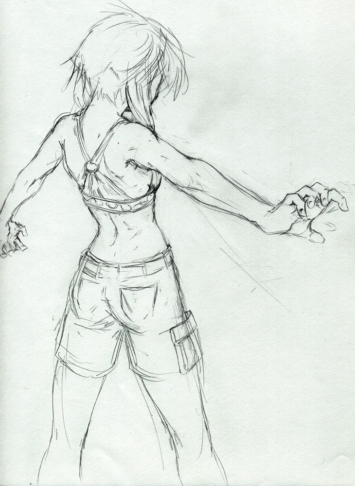 730x1000 Ilia Back Sketch By Aphexangel - Back Sketch