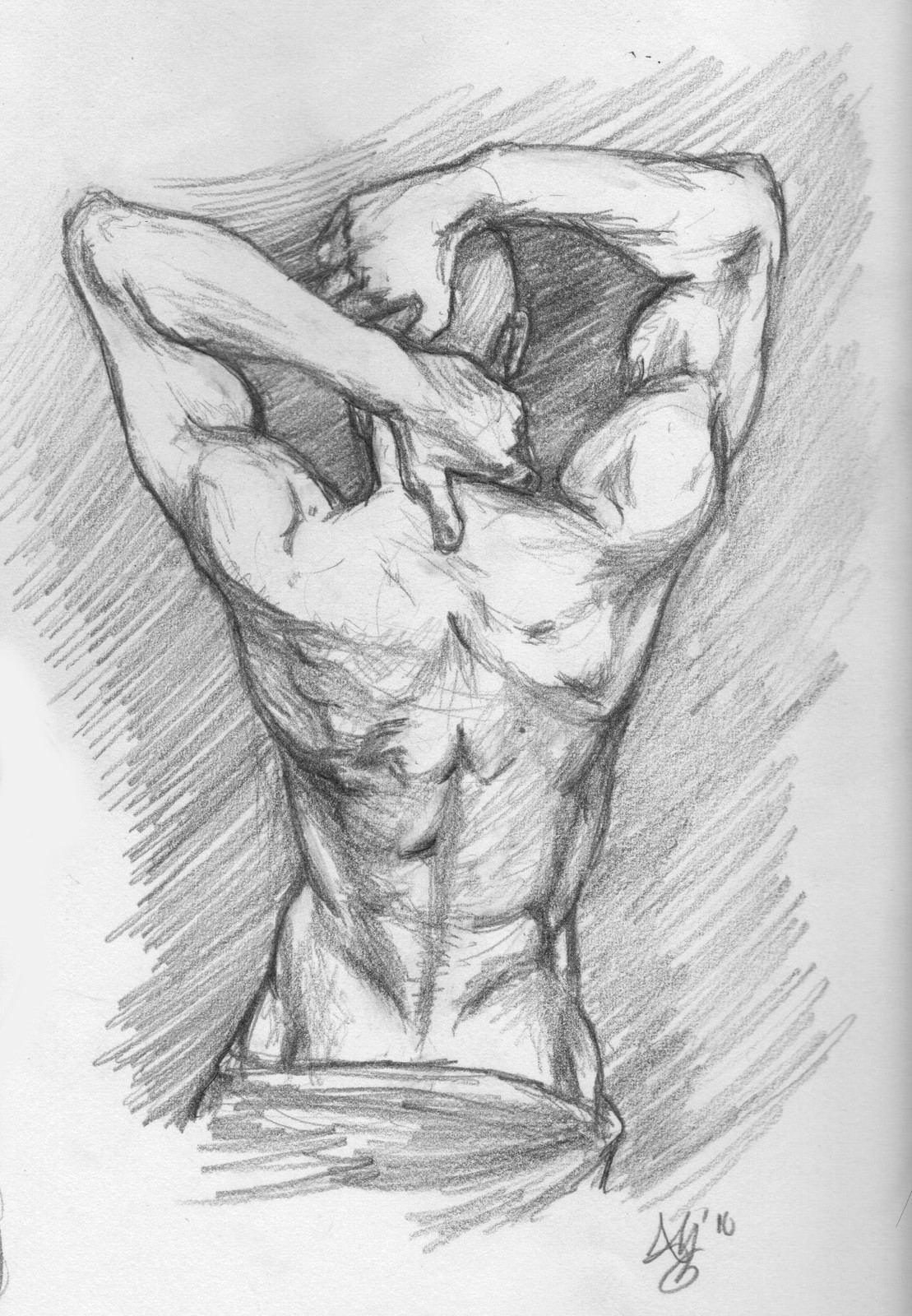 1109x1600 Sketches Artistarielburgess - Back Sketch