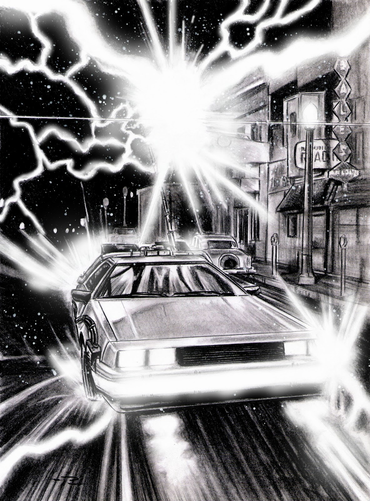 1184x1600 Back In Book Tracks The Events Of Back To The Future Borg - Back To The Future Sketch