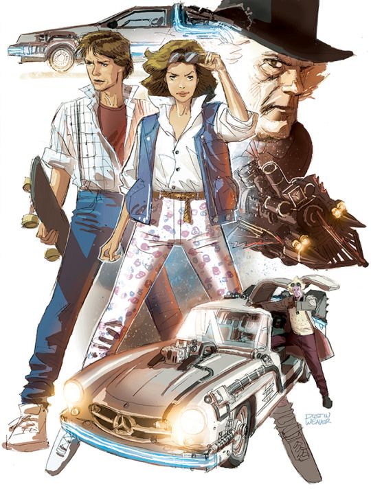 540x715 Back To The Future Concept Sketch By Dustinweaver Back To The - Back To The Future Sketch