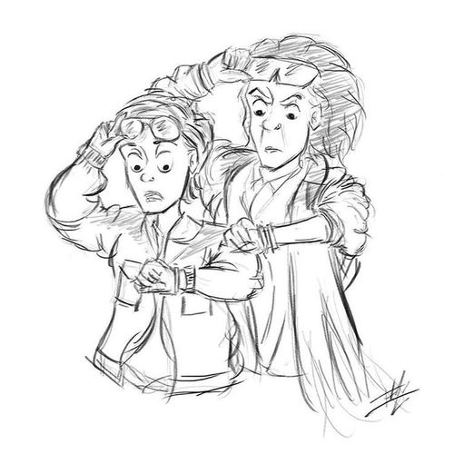 500x500 My Back To The Future Sketch For Sketchbite ! Tags - Back To The Future Sketch