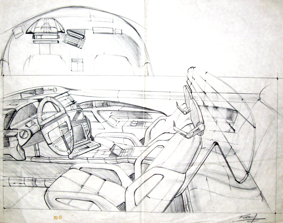 960x757 Back To The Future 2 Concept Art By Tim Flattery Film Sketchr - Back To The Future Sketch