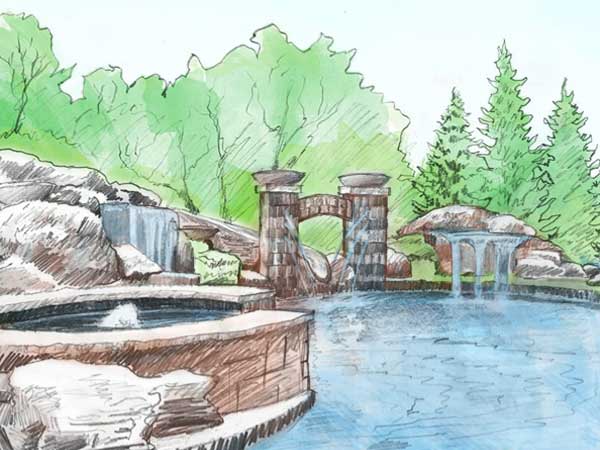 600x450 Getting Started On Your Backyard Design - Backyard Sketch