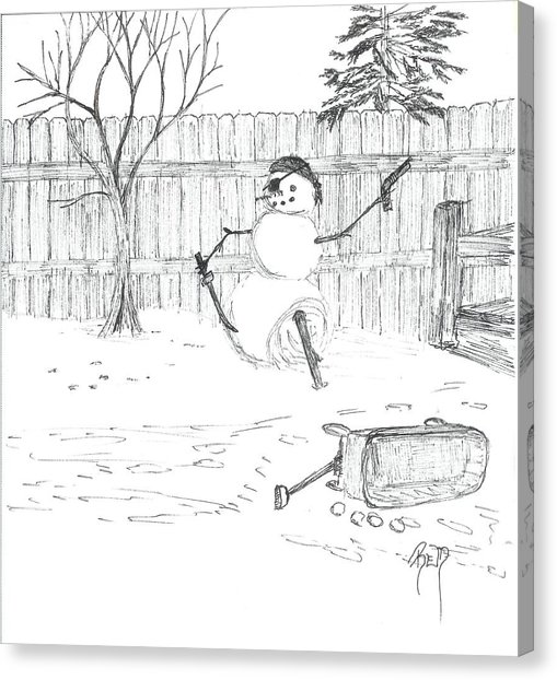 509x622 The Pirate In My Backyard - Backyard Sketch