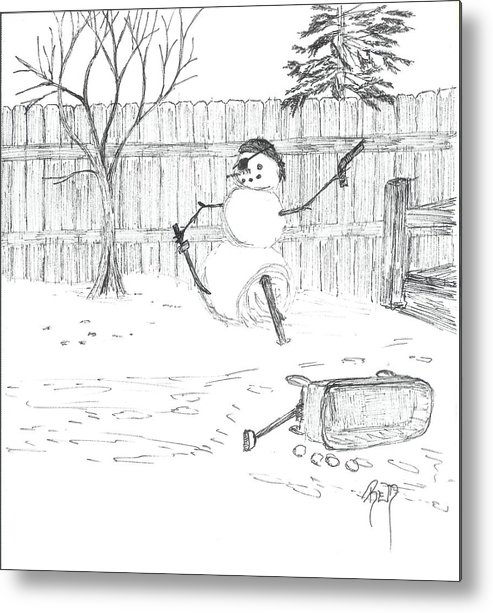 493x613 The Pirate In My Backyard - Backyard Sketch