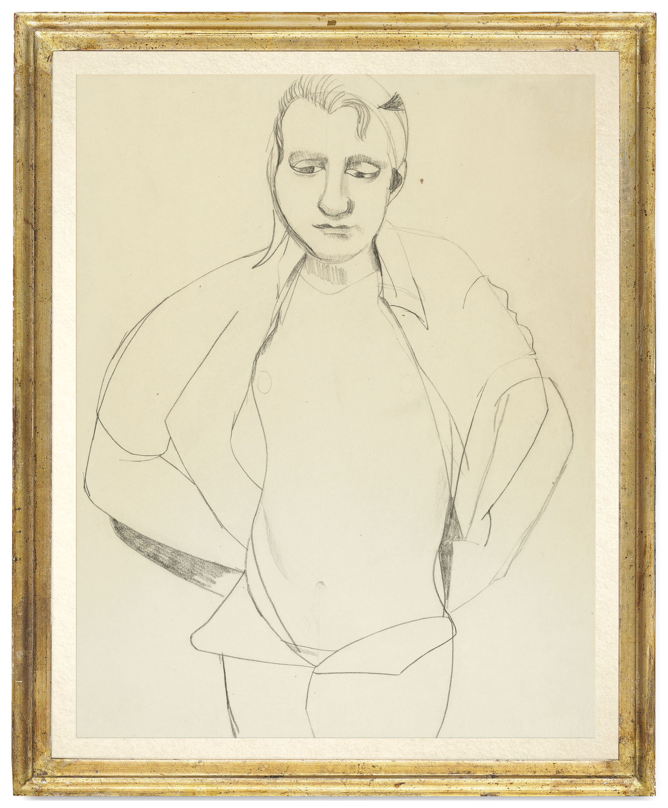 2645x3200 Lucian Freud (1922 2011) Francis Bacon 1950s, Paintings - Bacon Sketch