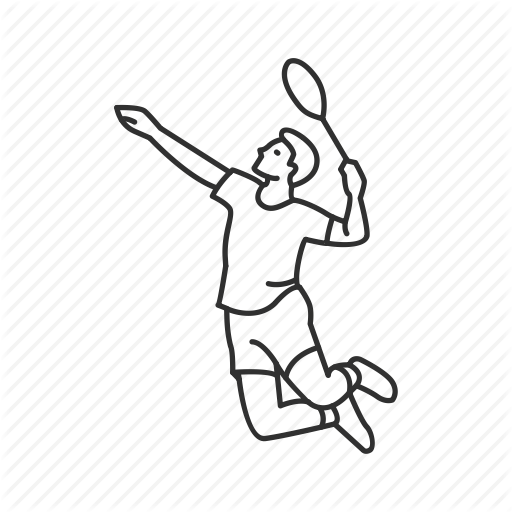 512x512 19 Badminton Png Royalty Free Library Sketch Huge Freebie - Badminton Sketch