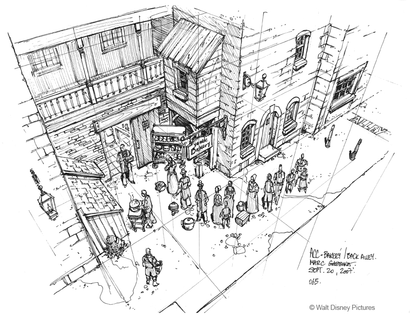 800x616 Marc Gabbana + A Christmas Carol - Bakery Sketch