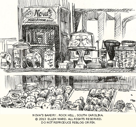 466x437 Bakery Roughsketch - Bakery Sketch